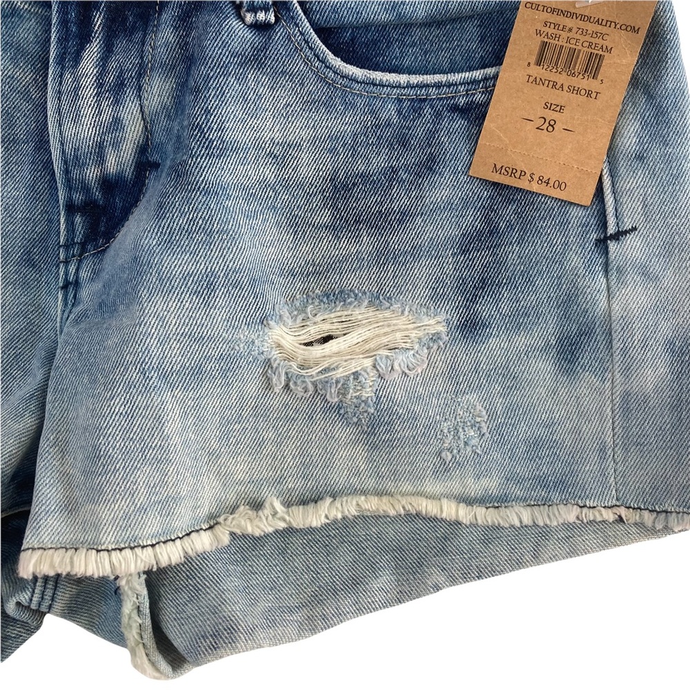 Cult of Individuality Tantra Distressed Shorts - Picture 11 of 13